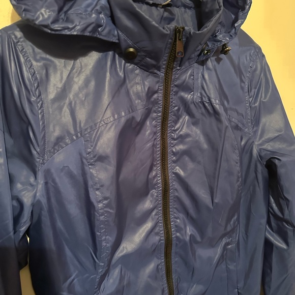 soia and kyo Nylon Rain Jacket Women’s Large With Hoodie - Picture 6 of 6